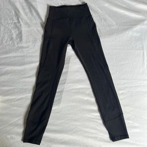 Lululemon 24” Black Leggings Size 0